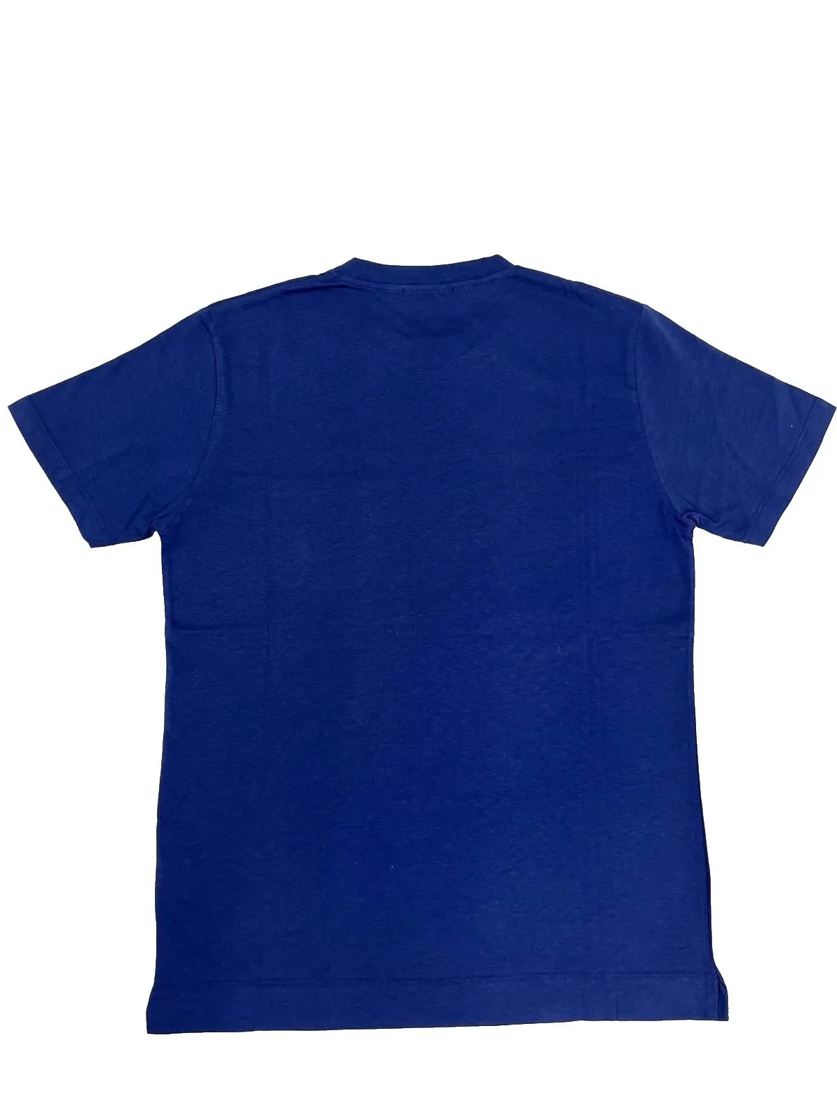 T-SHIRT BLU IN COTONE