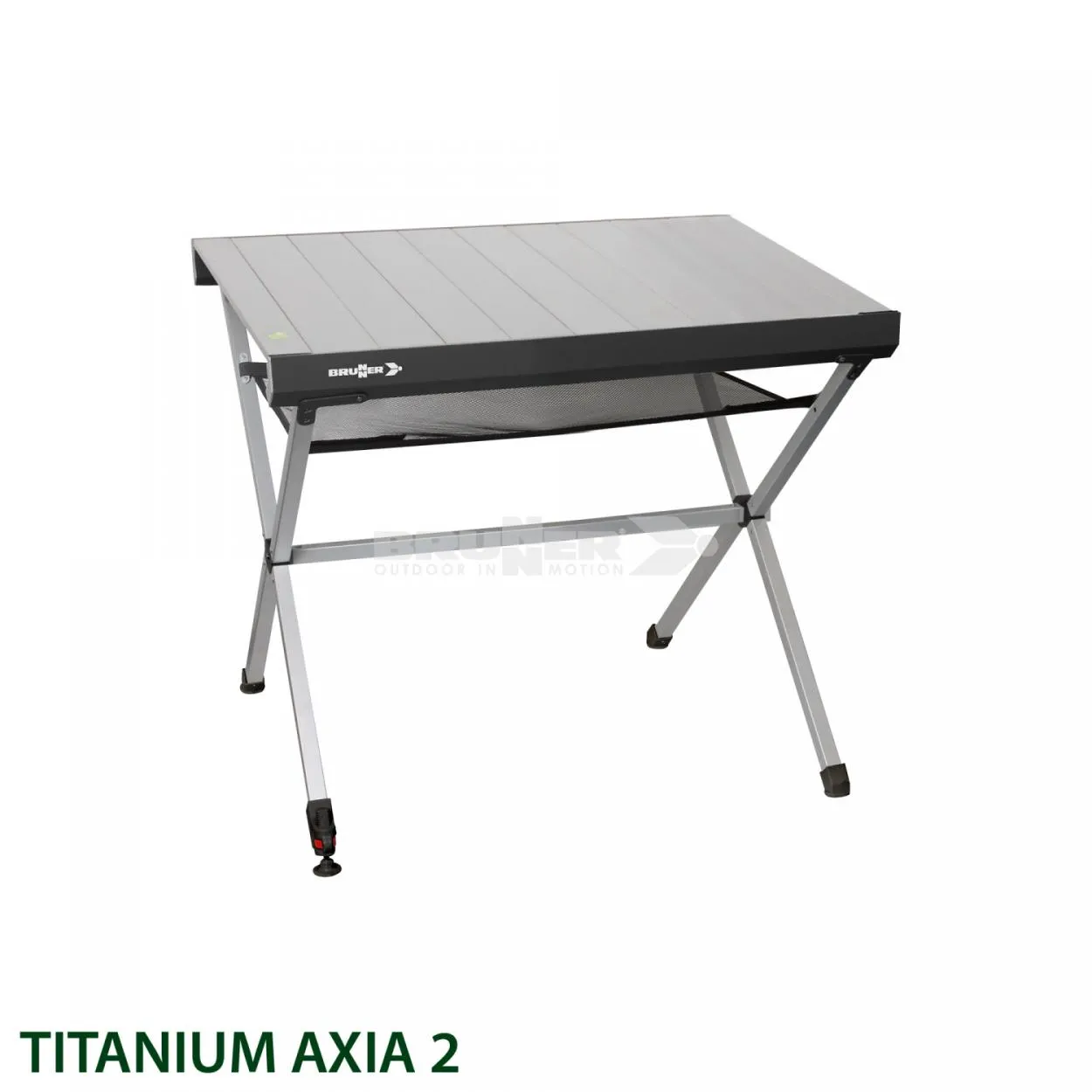 Tavolo - Titanium Axia 2 Brunner 104 x 62 x 72 cm pieghevole in alluminio