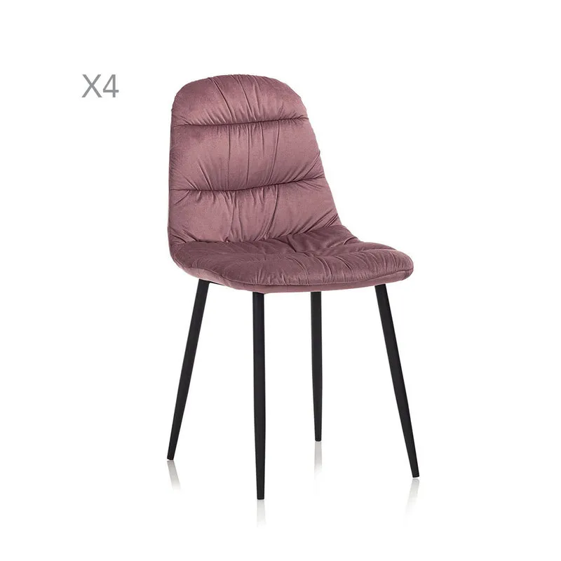 TFT Home Set da 4 - Sedia SANDY rosa cipria