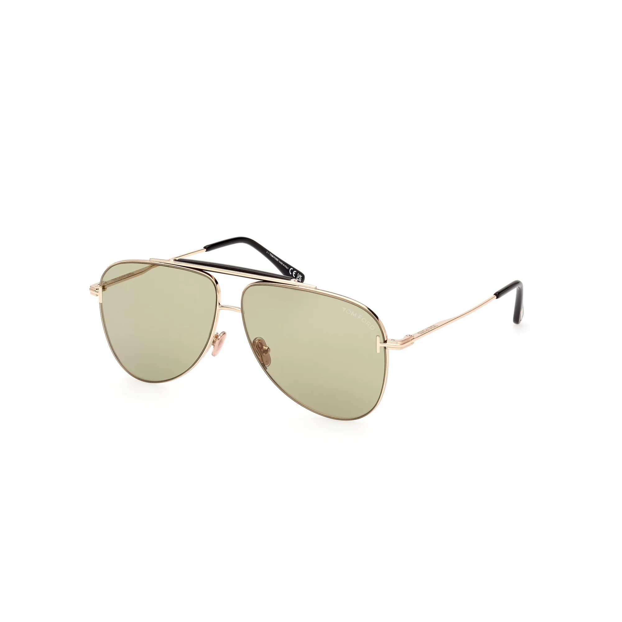   Tom Ford FT 1018 BRADY - 28N Oro Rosa Lucido | Occhiale Da Sole Uomo 