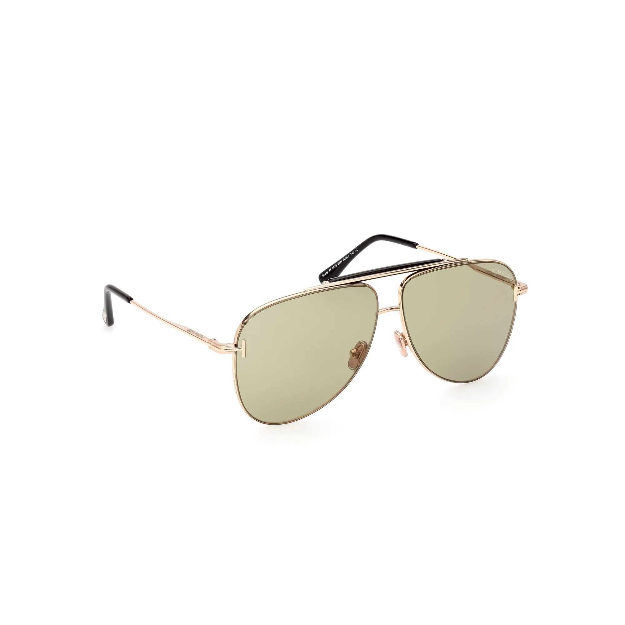   Tom Ford FT 1018 BRADY - 28N Oro Rosa Lucido | Occhiale Da Sole Uomo 