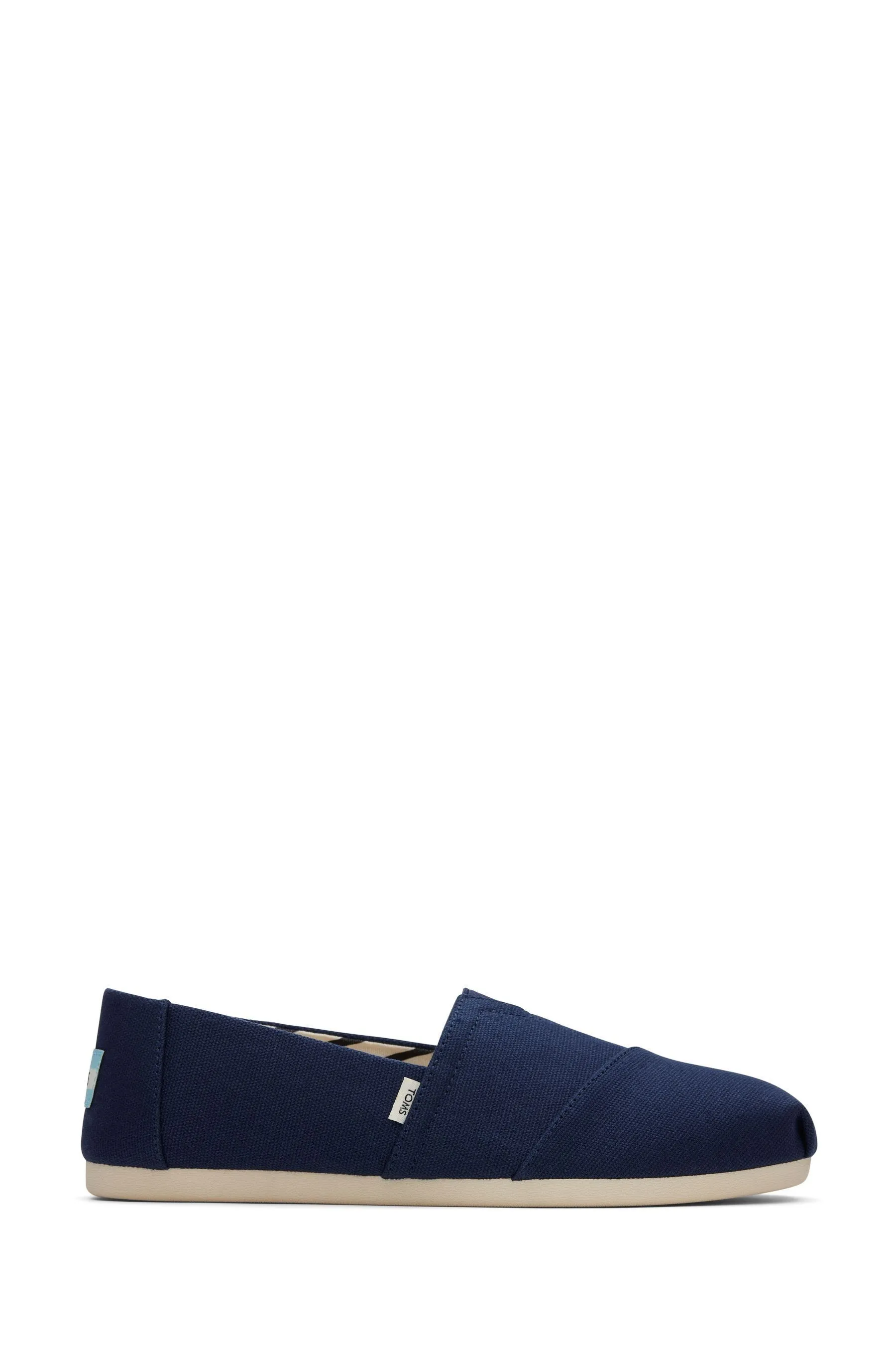 TOMS Alpargata Classic in Black Recycled Cotton    