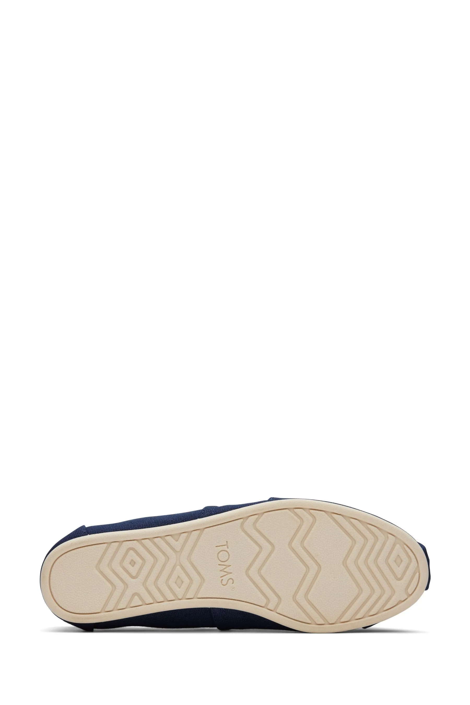 TOMS Alpargata Classic in Black Recycled Cotton    