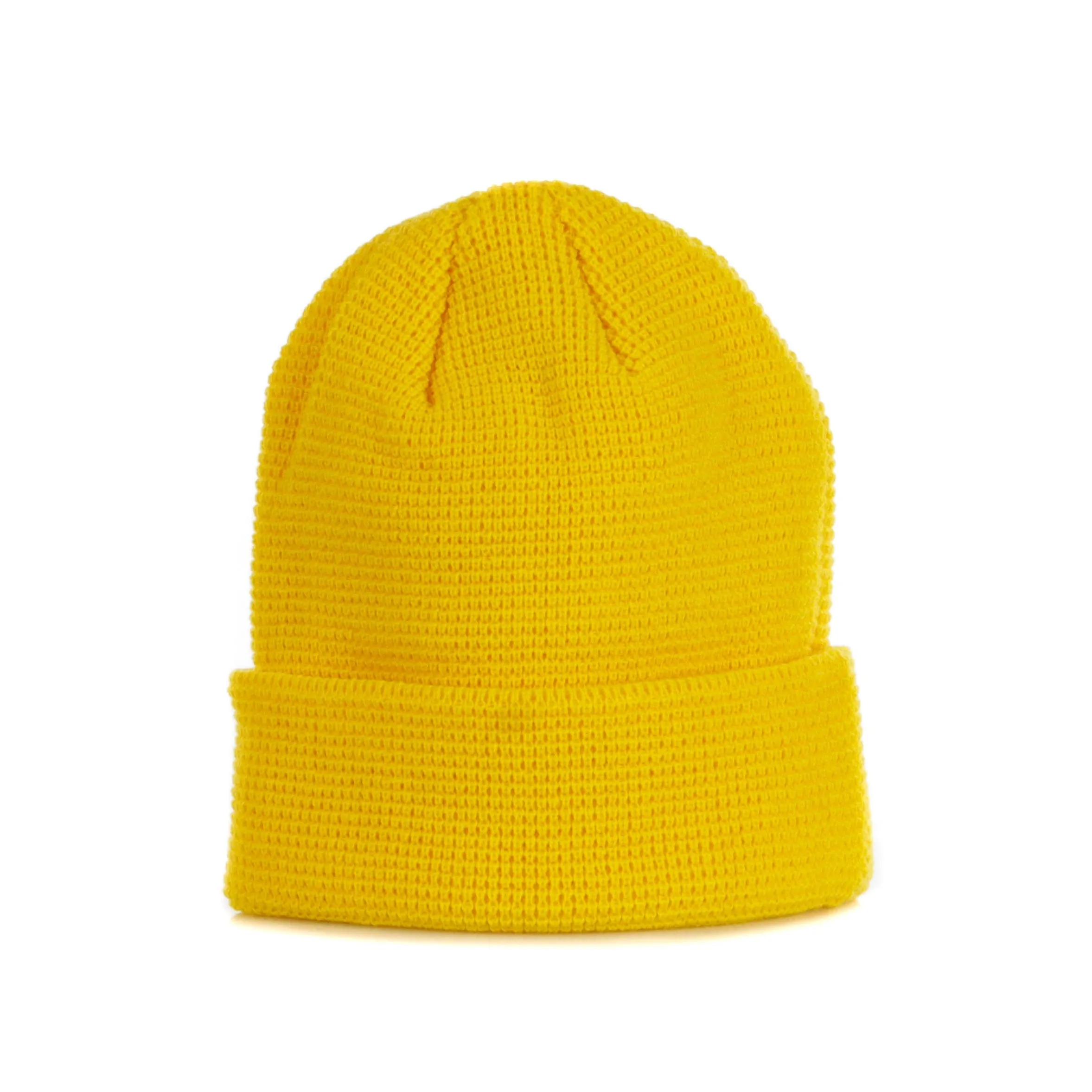 Uomo Ne Colour Waffle Knit New Era Authentic Gold/white
