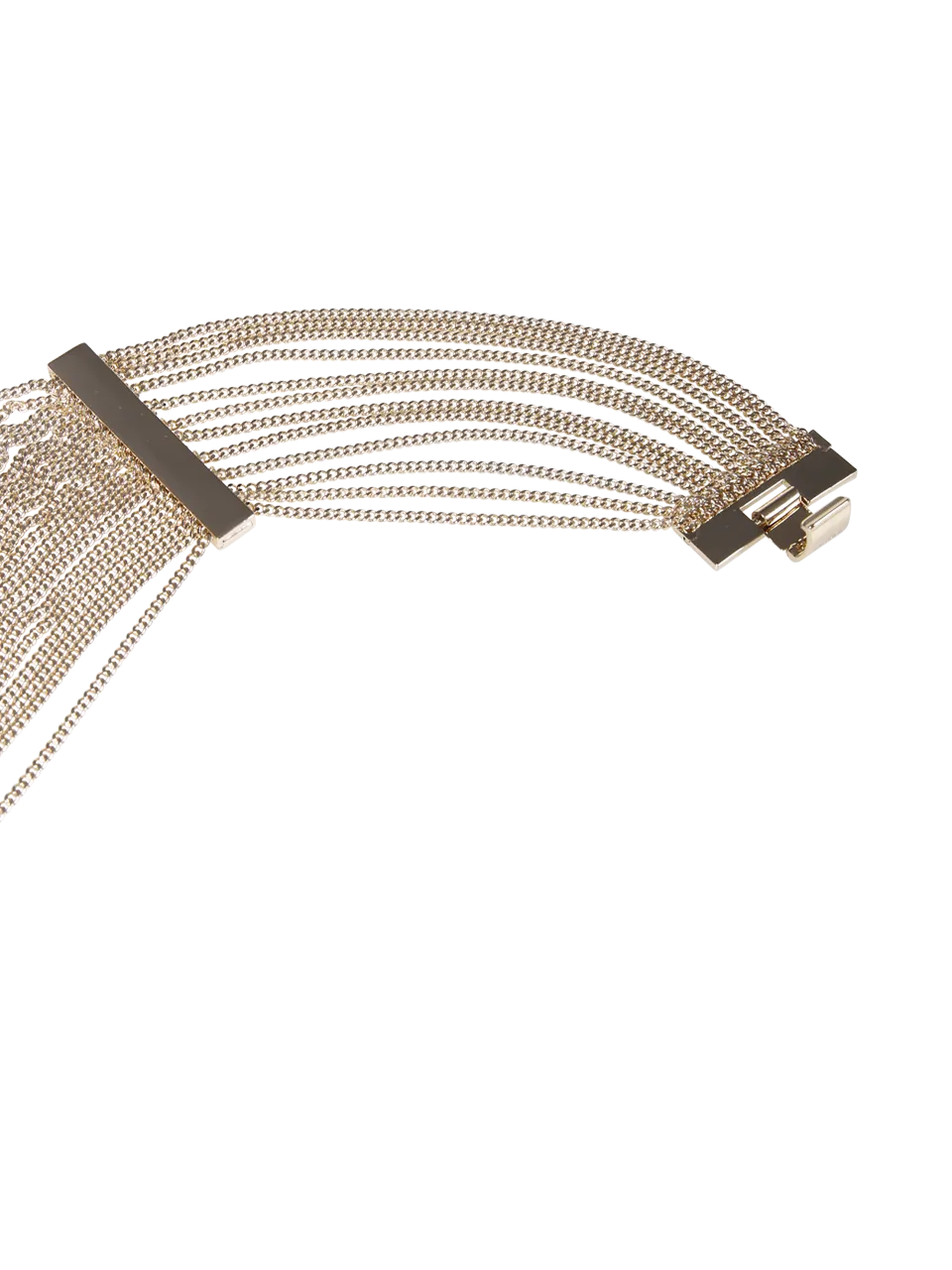 WOMAN MAXMARA GOLD METALLIC VENTO NECKLACE